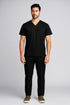 Men's V-Neck Utility Scrub – Multi-Pocket
